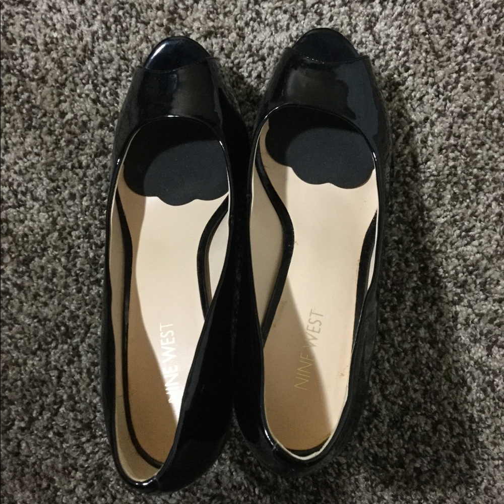 Used Nine West Black High Heels